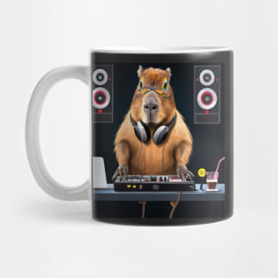 Dj Capybara Art Mug